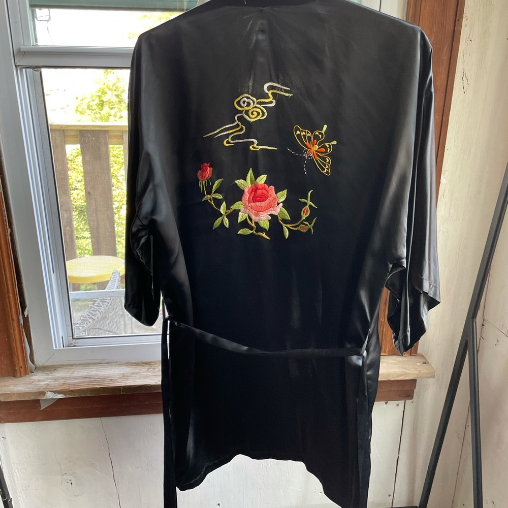 Vintage Silk Robe